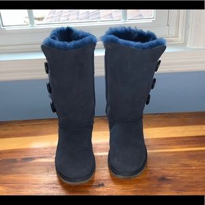 Navy blue/purple Ugg boots size 6